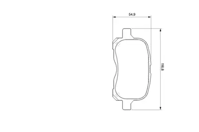 BOSCH 0986424692 On Fren Balatası Corolla Ae111 98> 