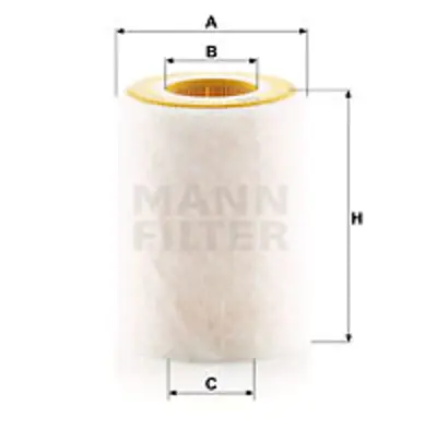 MANN FILTER C1036/2 Hava Filitresi Cabrıo (450) 02>04 Crossblade (450) 02>03 Roadster (452) 03>05 