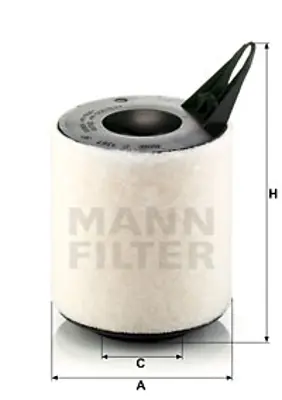 MANN FILTER C1361 Hava Filitresi Bmw E81 E82 E87 E88 E90 E92 E84 