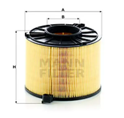 MANN FILTER C17012/1 Hava Filitresi 2,0tfsı A4 16> A5 17> 2.0tfsı Cvkb Dbpa Cvla Dkya 