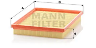 MANN FILTER C2569 Hava Filitresi Albea Palıo Sıena 1,2 / 1,4 / 1,6 