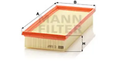 MANN FILTER C3397 Hava Filitresi X218 12>17 C218 11>17 W212 11>16 W166 12>15 W221 11>13 W222 13>17 