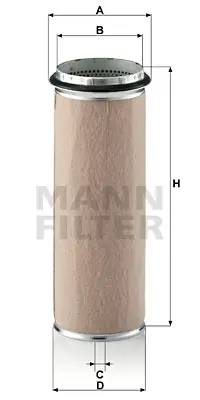 MANN FILTER CF1320 Hava Filitresi Iveco Eurocargo I Iıı 1991 2015 