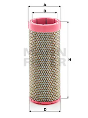 MANN FILTER CF17007 Hava Filitresi Ic Scanıa P.G.R.T.-Serı 04> 