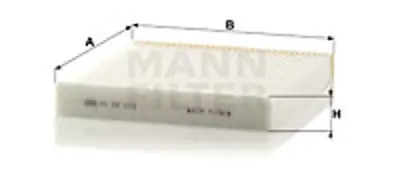 MANN FILTER CU22013 Polen Filitresi Ford  V348 Tt9 2.4 Tdci  06>11 V347-V348 Transit V348 Tt9 2.4 Tdci  06>11 Transıt Tou 