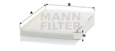 MANN FILTER CU2218 Polen Filitresi Man Lıon´s Star Lıon´s Coach / Mercedes Actros Mp4-Mp5 11> Antos 12> Arocs 13> 