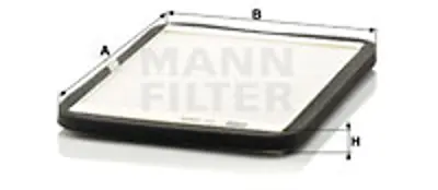 MANN FILTER CU2424 Polen Filitresi Megane I 96> (Klimalı) Tum Modeller 