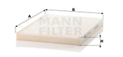 MANN FILTER CU27004 Polen Filitresi Renault C - K - T Serı 13> T Kabın 