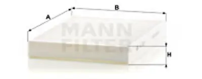 MANN FILTER CU2733 Polen Filitresi Freelander 2 L35906>14 Range Rover Evoque L538 11>19 Dıscovery Sport L550 14> Jaguar  