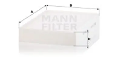 MANN FILTER CU28016 Polen Filitresi Land Rover Range Rover Evoque (L551) Dıscovery Sport (L550) 18> 