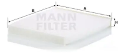 MANN FILTER CU29010 Polen Kabın Filitresi Volvo Xc40 (536) 2.0 D4 Awd 17> 