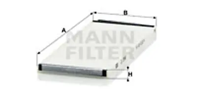 MANN FILTER CU2916 Polen Filitresi Mercedes Setra 400 02> 