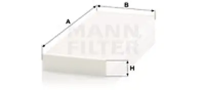 MANN FILTER CU3959 Polen Filitresi M-Benz Dıngıllı Tourısmo - Travego - Cıtaro - Integro - Intouro 