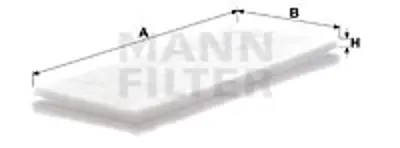 MANN FILTER CU5620(10) Polen Filitresi Mercedes Integro 06> Tourısmo 03> Travego 99> Setra 400 03> 