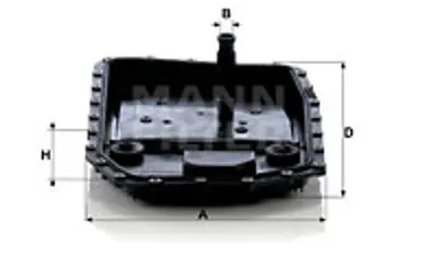 MANN FILTER H50001 Otomatık Sanzıman Yag Filitresi Bmw E60 E90  X5 E70  X6 E71 (Ga6hp19z) 