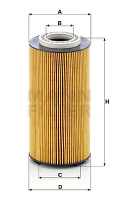 MANN FILTER HU12003X Yag Filitresi Man 3876 Lf…euro 6 Motorlar 