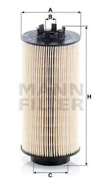 MANN FILTER PU999/2X Yakıt Filitresi Daf Cf75 Cf85 01>13 Xf95 02>06 205 Mm 