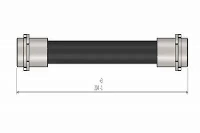 CAVO C800 432B Arka Fren Hortumu Superb 02>08 A8 03>10 A4 95>00 Passat 96> 