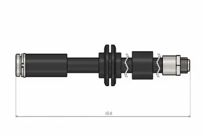 CAVO C900 473A Arka Fren Hortumu Sağ Sol Volvo C30 (533) 06>13 C70 Iı (542) 06>13 S40 Iı (544) 05>12 S40 Iı (544) 0 