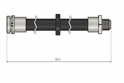 CAVO C900 506A Arka Fren Hortumu Sağ-Sol Connect 1.8 Tdcı 03>14 