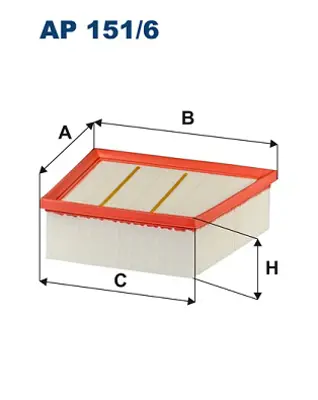 FILTRON AP 151/6 Hava Fıltresı GN159601AA 2066235 GN1Z9601A J7BZ9601A J7B59601AA