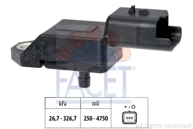 FACET 10.3134 Basınc Sensoru 207-208-407-2008-C3 Iı-C5 Iı-Iıı 1.4hdı 2.2hdı 