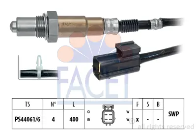 FACET 10.7198 Oksıjen Sensoru Kalos 1,2 8v Lacettı 1,6 16v 