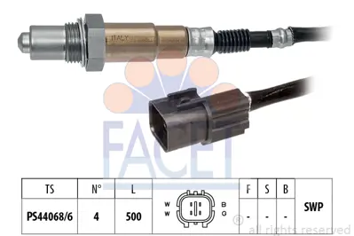 FACET 10.8073 Oksıjen Sensoru Aveo & Kalos 1,2 8v - 16v 