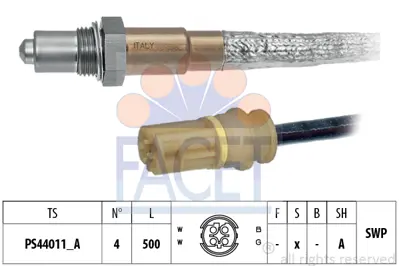 FACET 10.8328 Oksıjen Sensoru Bmw N52 N54 E81 E82 E87 E88 E90 E91 E92 E93 E83 E70 Z4 E89 