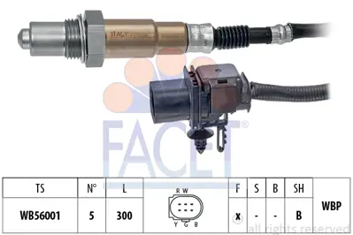 FACET 10.8433 Oksıjen (Lambda) Sensoru (One Gelen) Mondeo 14 /> S Max Galaxy 15 /> 1.5-2.0  Gtdı Ecoboost 