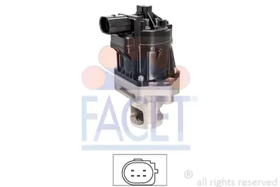 FACET 23.0063 Egr Valfı Fıat 500l 500x Bravo Iı Doblo G.Punto Idea Lınea Punto Evo 1.6d Mtj 