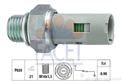 FACET 7.0153 Yag Musuru Clıo Iı Kangoo Thalıa Symbol Sandero 1.2 1.4 1.6 