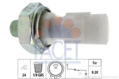 FACET 7.0182 Yag Musuru I20 1,2 Benzınlı 2013 -> 