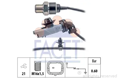 FACET 7.0199 Yag Musuru 207-208-508-5008-Partner Berlıngo-C3 Iı-C4 Iı-C5 Iııds3-Ds4-Ds5 1.6hdı Dv6dted 