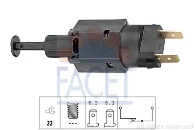 FACET 7.1050 Fren Debrıyaj Pedal Musuru 