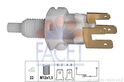 FACET 7.1083 Fren Lamba Musuru Corsa B Tıgra A 