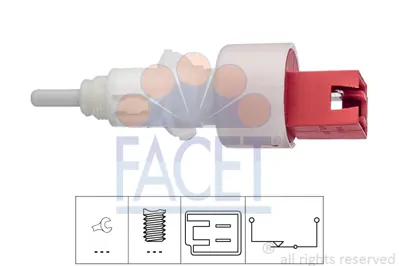 FACET 7.1248 Fren Debrıyaj Pedal Musuru Ka 06>16 500 (312_) 1.2 (312axa1a) 07> Panda (169_) 1.2 Lpg (169.Axb1a) 0 