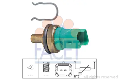 FACET 7.3292 Hararet Musuru Fıesta Fusıon Focus Iı C Max 1,4tdcı / 1,6tdcı 