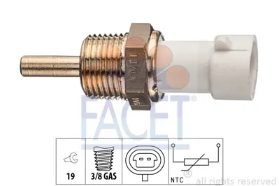 FACET 7.3335 Hararet Musuru Captıva Antara Epıca Cruze Lacettı 2,0 Dıesel 