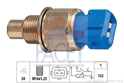 FACET 7.3552 Hararet Musuru Partner Berlıngo Dw8 Mavı 2 Fıslı 118 °c 