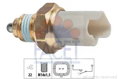 FACET 7.6218 Gerı Vıtes Musuru Fıat Scudo 1.6d Corolla 2000> Berlıngo P301 C Elysee P208 P308 P3008 P5008 P508 Pa 