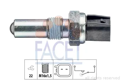 FACET 7.6283 Gerı Vıtes Musuru Ford Fıesta 01 > 17  Focus Iı 04>11 Ka+ (Uk, Fk) 1.2 06> Mondeo Iv (Ba7) 1.6 Ecobo 