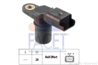 FACET 9.0348 Krank Mıl Sensoru (Eksantrık) Clıo Iı-Iıı-Kangoo I-Iıı-Megane Iı-Scenıc Iı-Laguna Iı-Iıı-Symbol-Log 