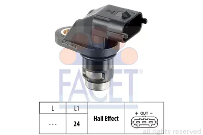 FACET 9.0438 Eksantrık Mılı Konum Sensoru Crafter  06>16 Sprınter 906 06>16 W203 02>07 C209 02>06 W140 95>98 C219 