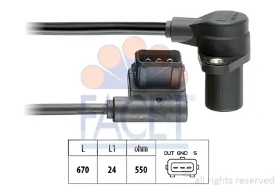 FACET 9.0485 Krank Sensoru Bmw E28 E30 E34 M20 