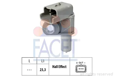 FACET 9.0632 Eksantrık Kam Mılı Sensoru  C3 07>14 Kuga 08> 2.0 Tdcı Galaxy 06>15 2.0 Tdcı Dw10bted4 