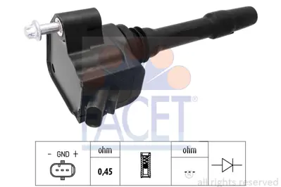 FACET 9.6532 Atesleme Bobını Bmw B38 B46 B48 B58 F20 F30 G20 G30 G11 F40 F45 F22 F34 F32 F36 G15 F48 F39 G01 G02  