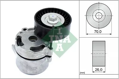 INA 534071110 V Kayıs Gergı Rulmanı Kutuklu Subaru Impreza 2012> Forester 2010> Legacy 2010> Outback 2015> 