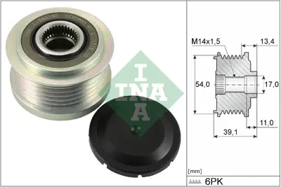 INA 535031110 Alternator V Kayıs Gergı Rulmanı Opel Antar 2.0 Cdtı Chevrolet Captıva Cruze Epıca Lacettı Nu 