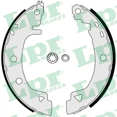 LPR 04920 Arka Fren Balatası Pabuc Brava Bravo Marea Alfa Romeo 145 146 